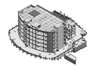 structural-model-of-data-center Structural Modelling